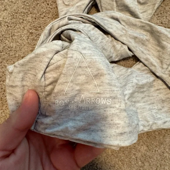 Boys + Arrows Gray Racerback Bikini Top - Picture 3 of 3